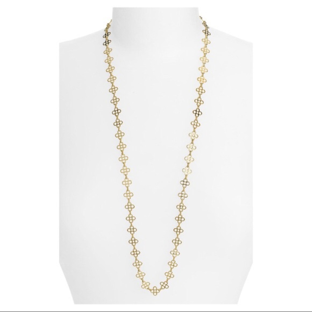 Tory Burch Mini Clover Necklace